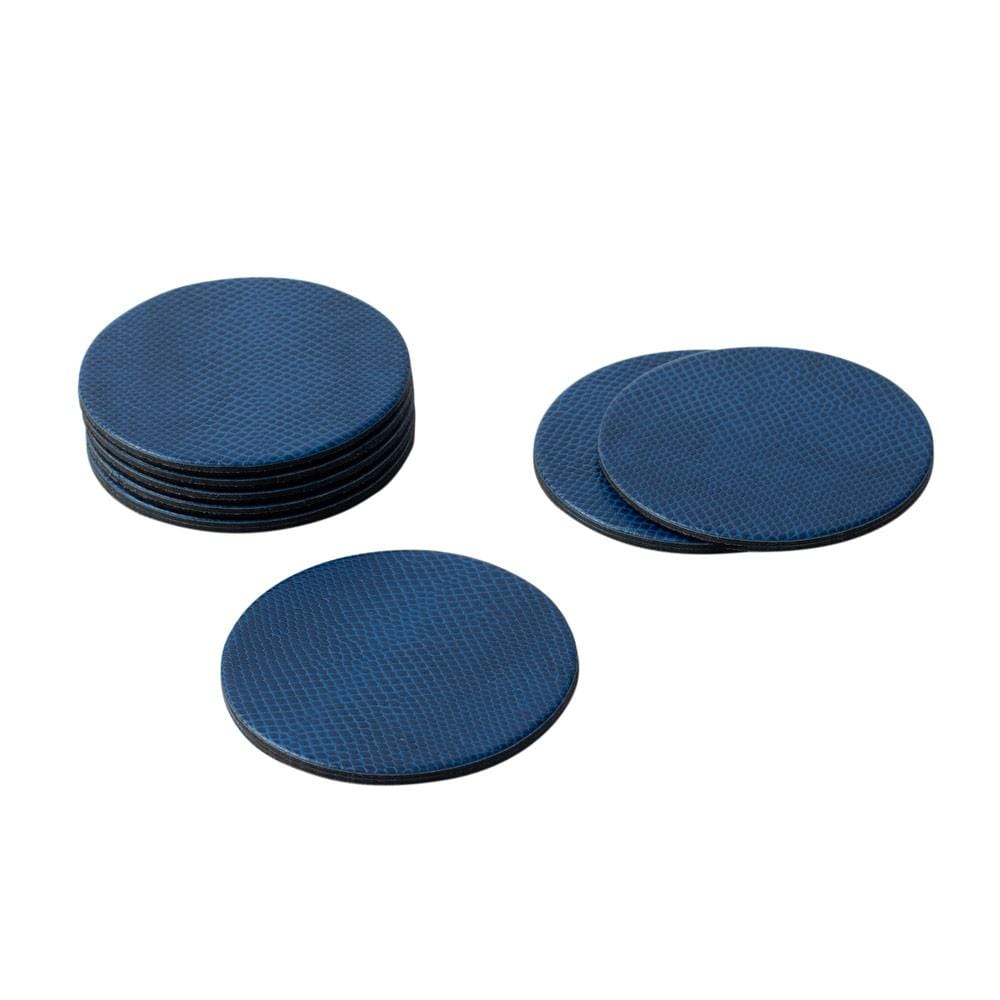 Navy Felt Backed Coasters