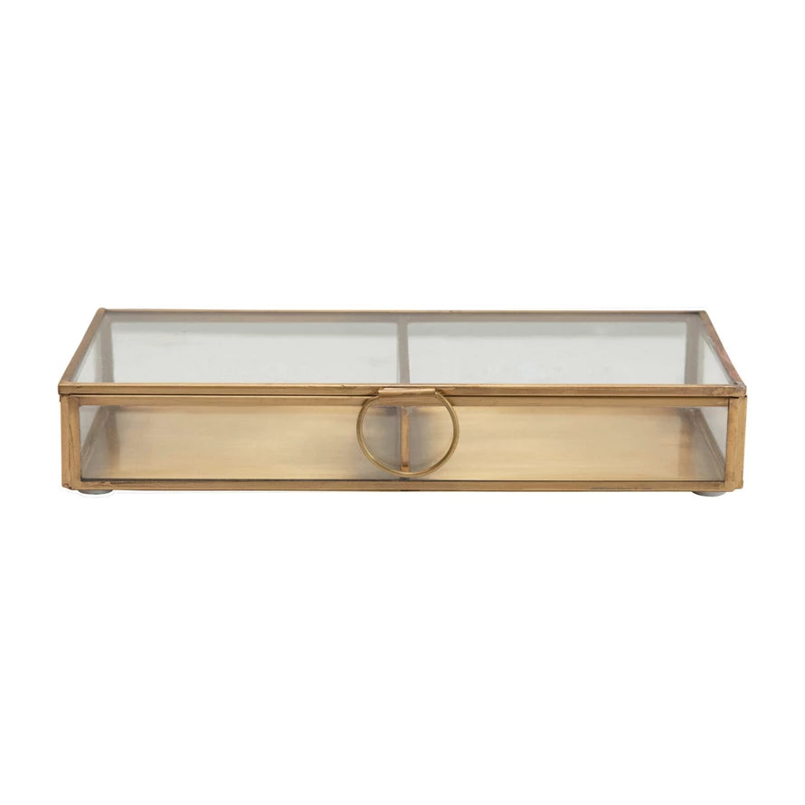 Jewelry glass display on sale case