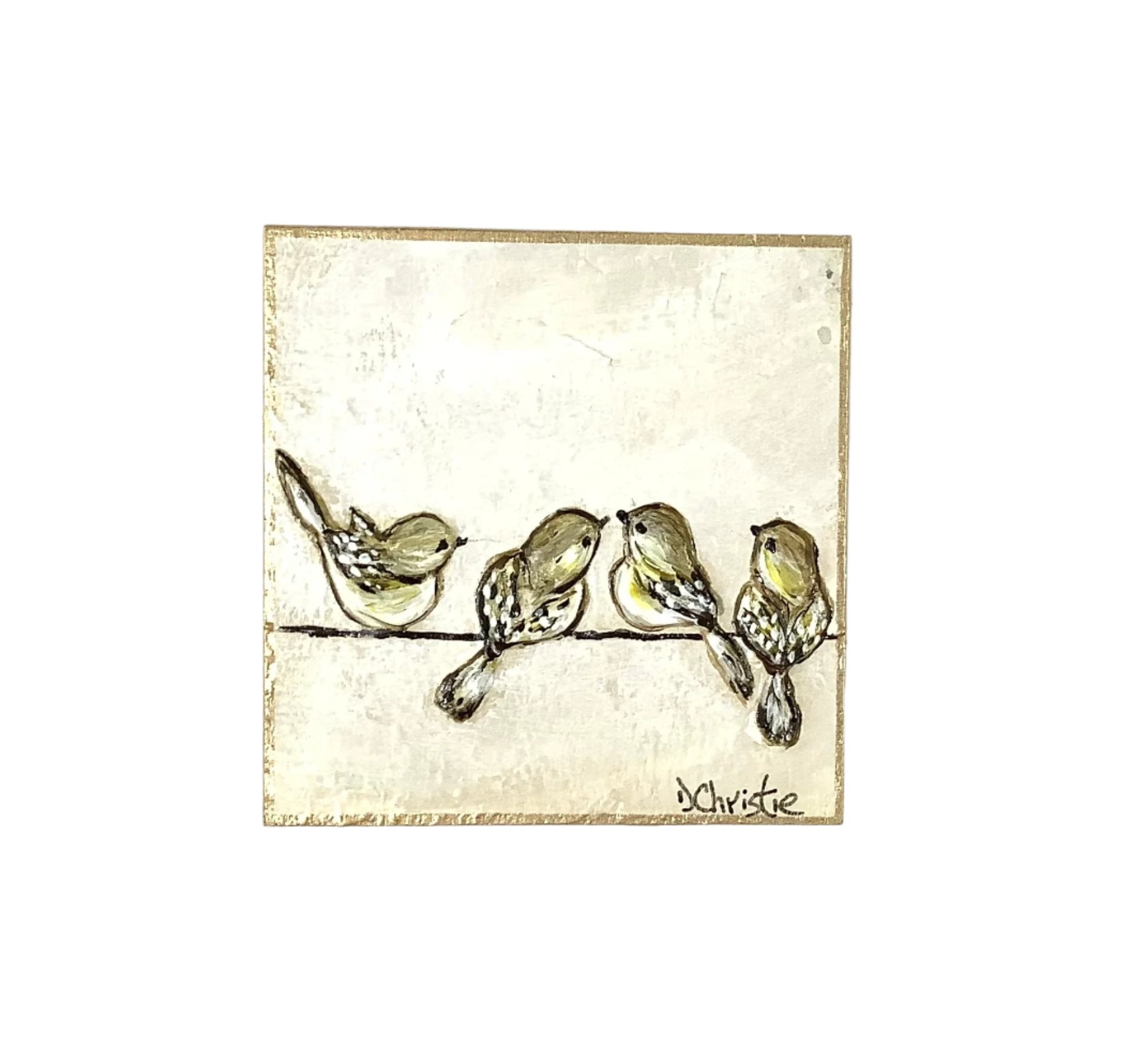 Original Art, Birds on a Wire Series - 4656