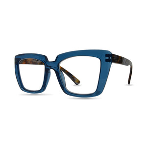 Reading Glasses - Blue & Tortoise