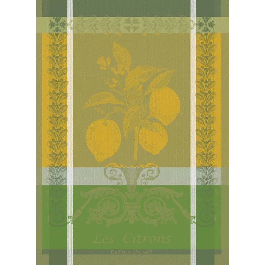 Citron Zeste Garnier Thiebaut French Tea Towel