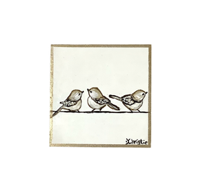 Original Art, Birds on a Wire Series - 4679