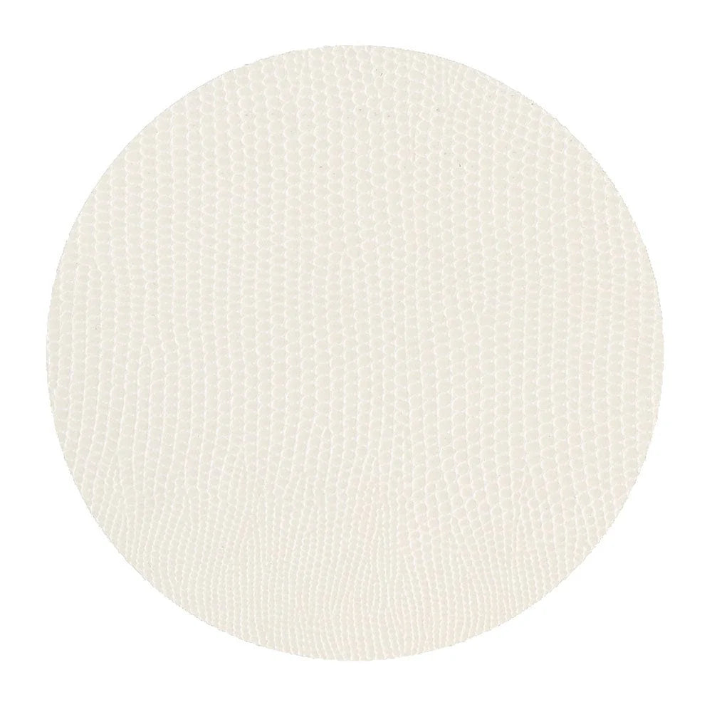 Cream Felt Backed Round Coasters