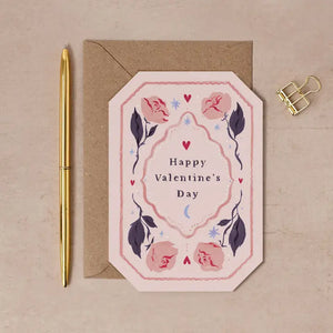 Roses Valentine's Card | Valentine’s Day Cards | Shaped Card