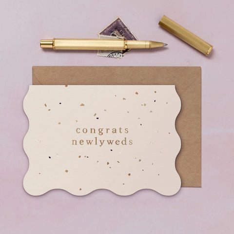 Newlyweds Wedding Card | Wedding Day Card | Confetti Card