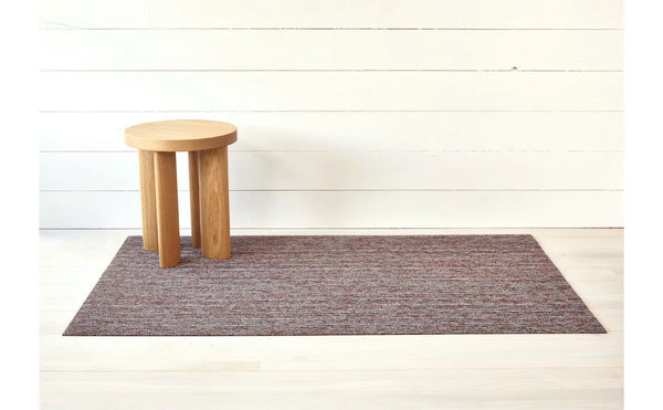 Chilewich Indoor/Outdoor Skinny Stripe Shag Floor Mat - Mulberry