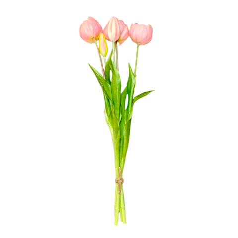 Pink Peony Tulip Bundle - 18”