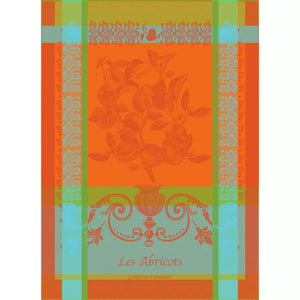 Les Abricots Orange Garnier Thiebaut French Tea Towel