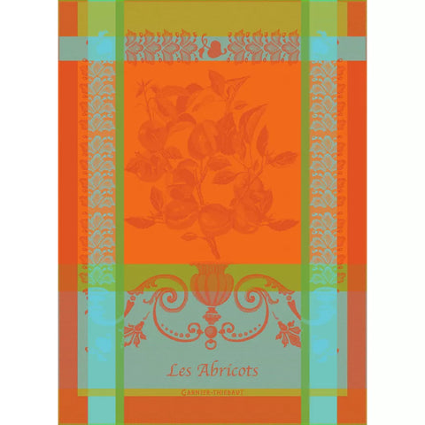 Les Abricots Orange Garnier Thiebaut French Tea Towel