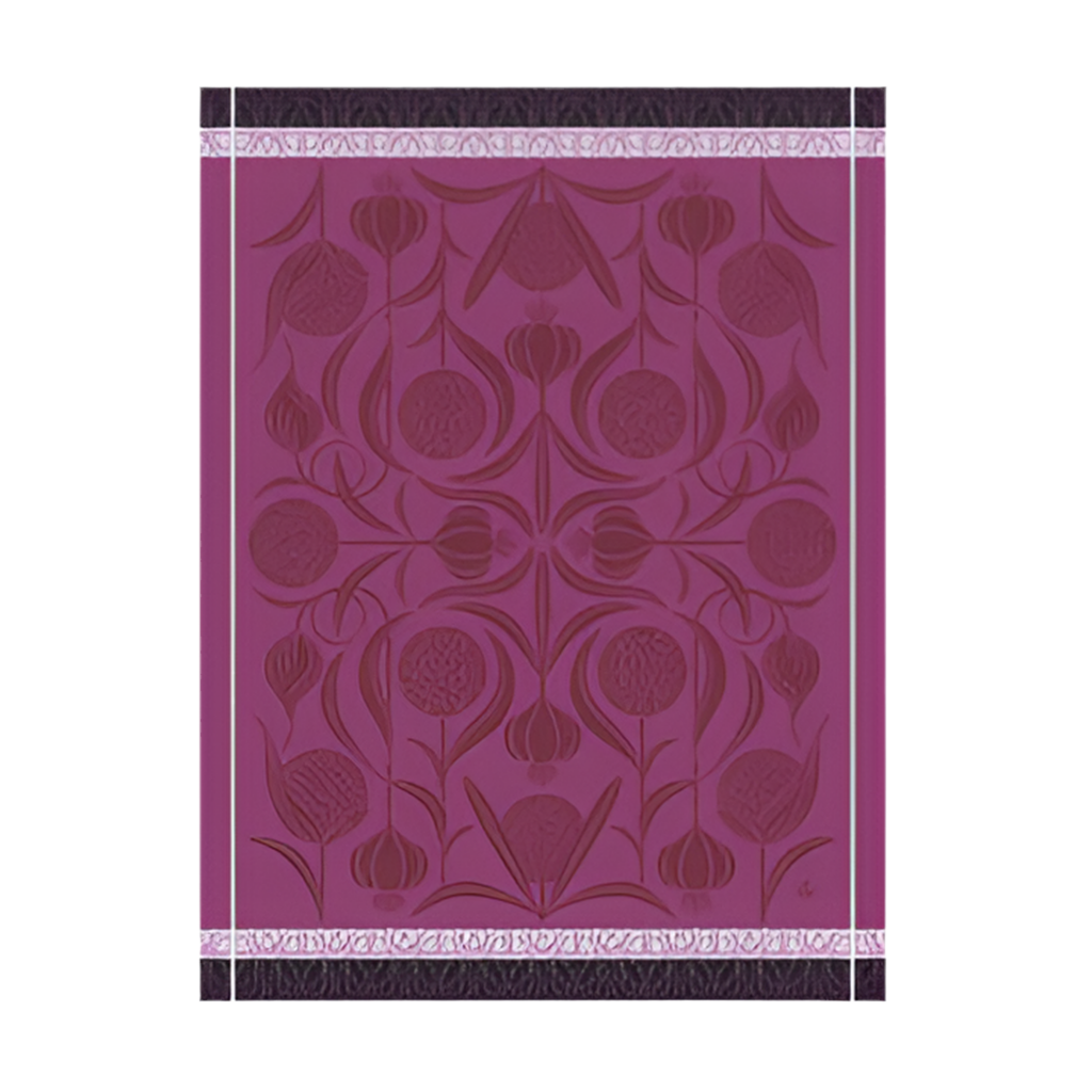 Le Jacquard Francais Tea Towel - L’ Ail Purple