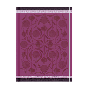 Le Jacquard Francais Tea Towel - L’ Ail Purple