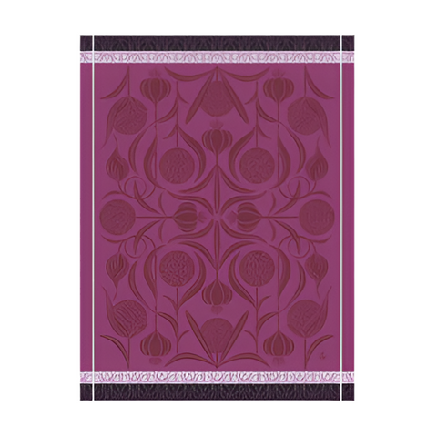 Le Jacquard Francais Tea Towel - L’ Ail Purple