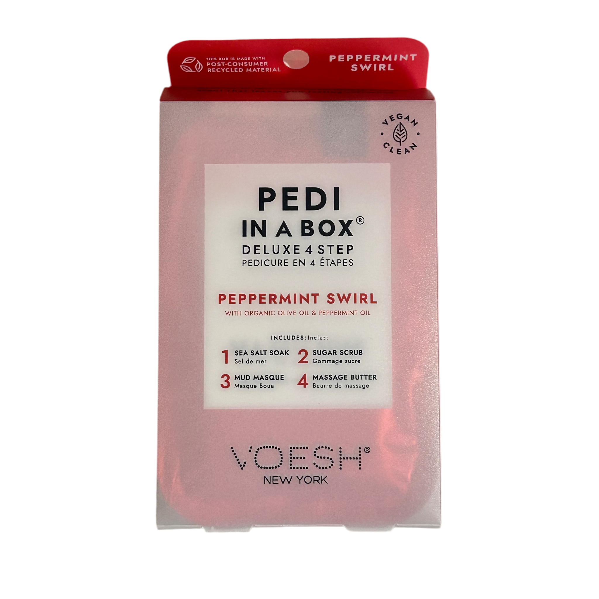 Pedi in a Box - Peppermint Swirl