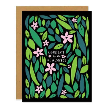 Wildflower Wedding Card