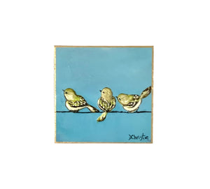 Original Art, Birds on a Wire Series - 4649