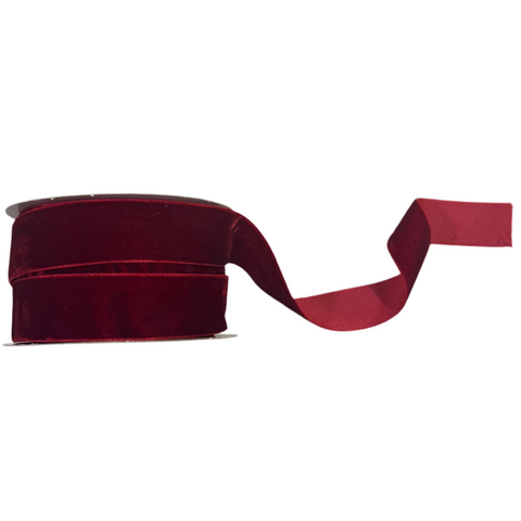 Velvet Ribbon - Burgundy