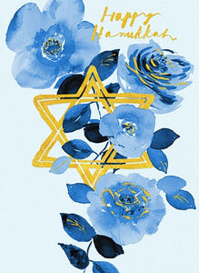 Happy Hanukkah Star Card