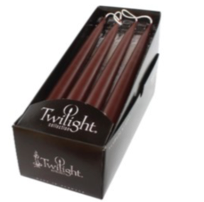 Candles - Tapers 12" Dark Brown