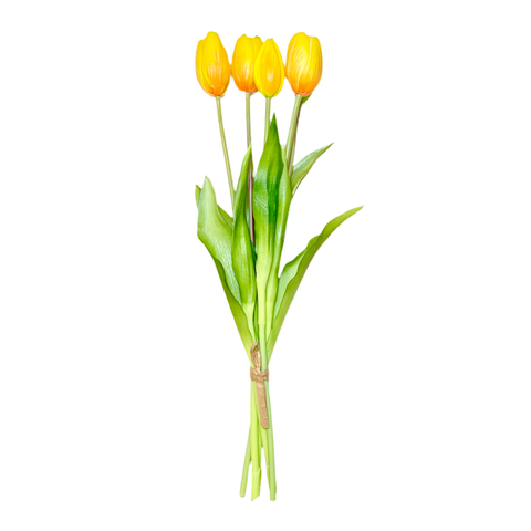 Yellow Tulip Bundle - 16”