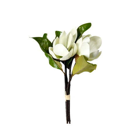 Cream Magnolia Bud 12”