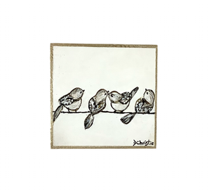 Original Art, Birds on a Wire Series - 4677