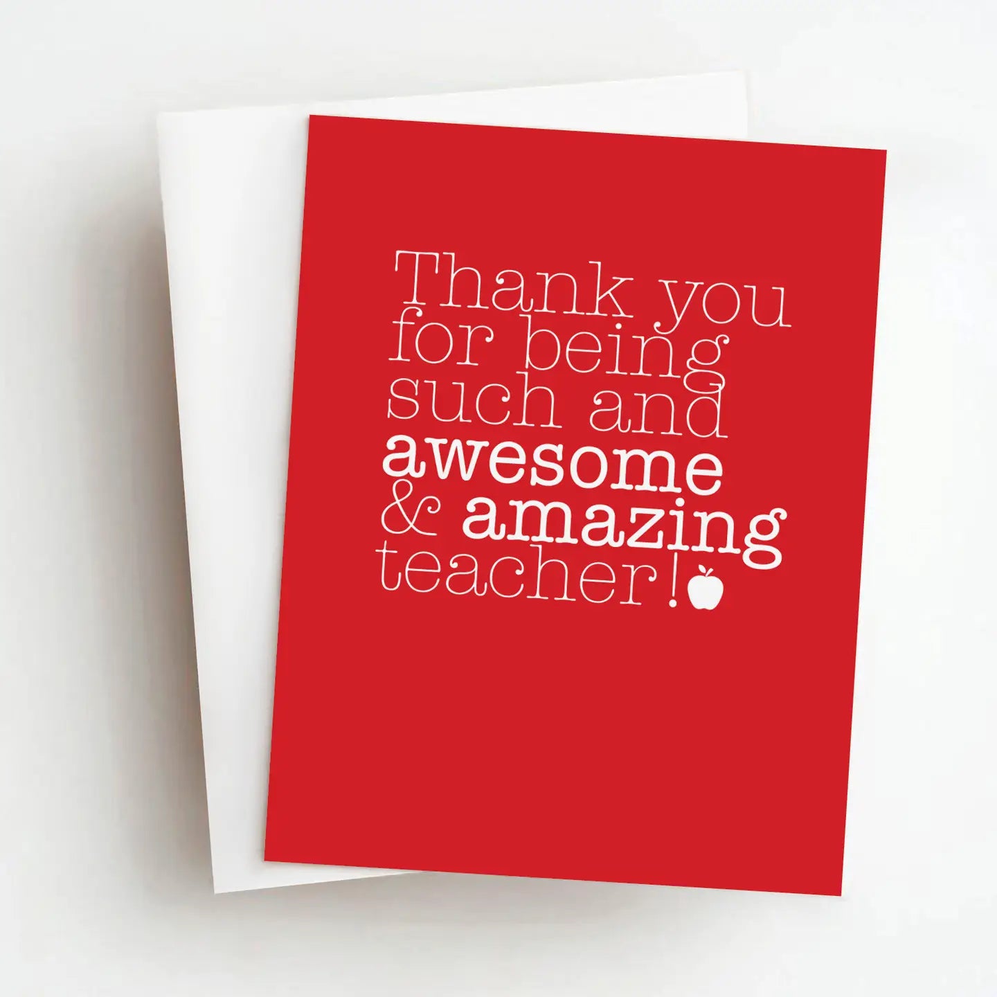 Awesome Amazing Teacher Appreciation Card