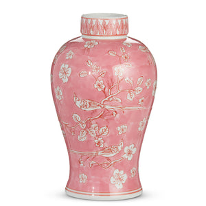 Pink Chinoiserie Vase