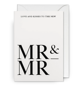 Love And Kisses Wedding Card