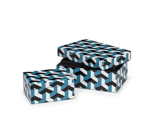 Mosaic Blue Boxes