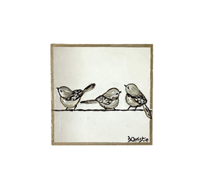 Original Art, Birds on a Wire Series - 4680