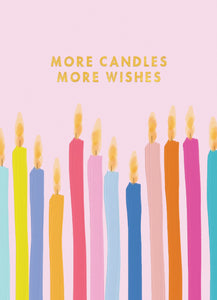 More Candles More Wishes Card