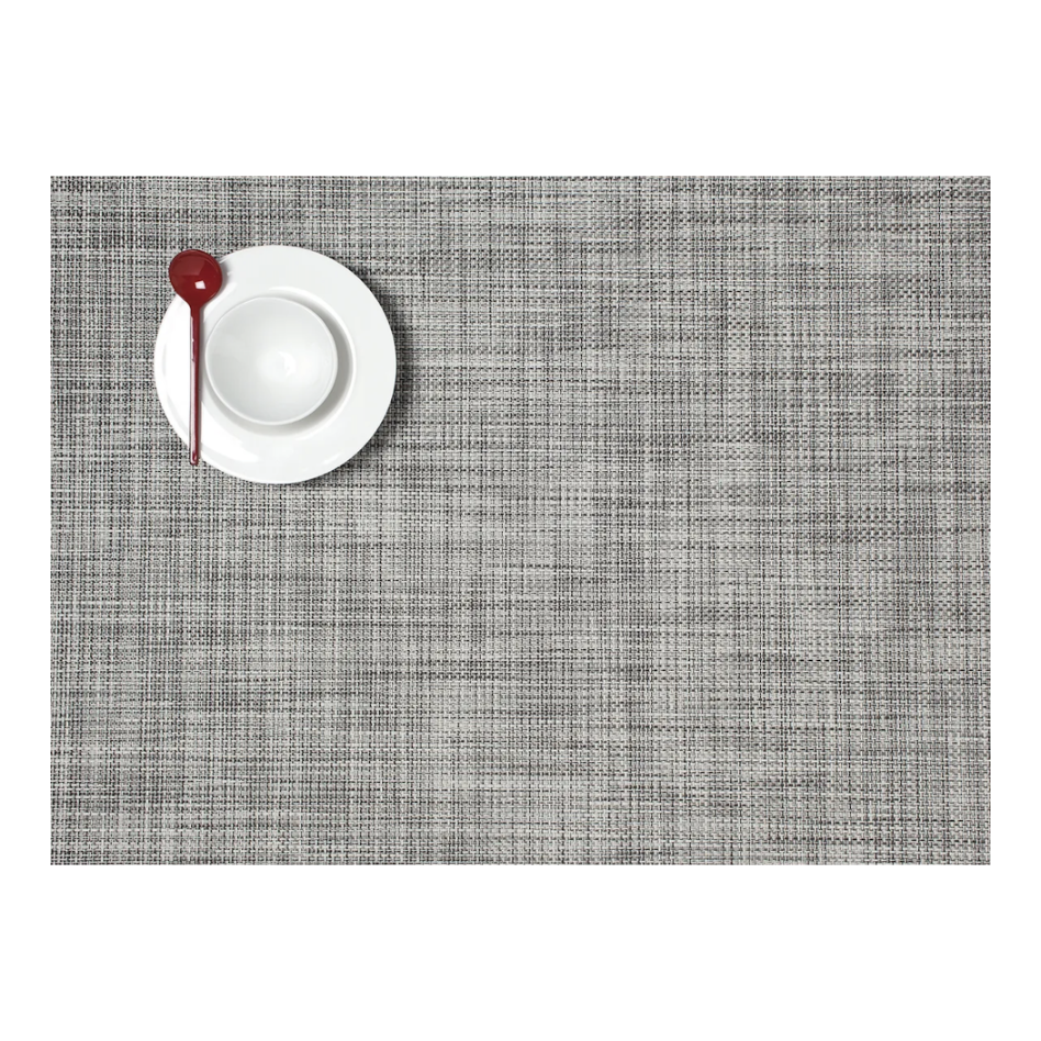 Chilewich Mini Basketweave Placemat - Gravel