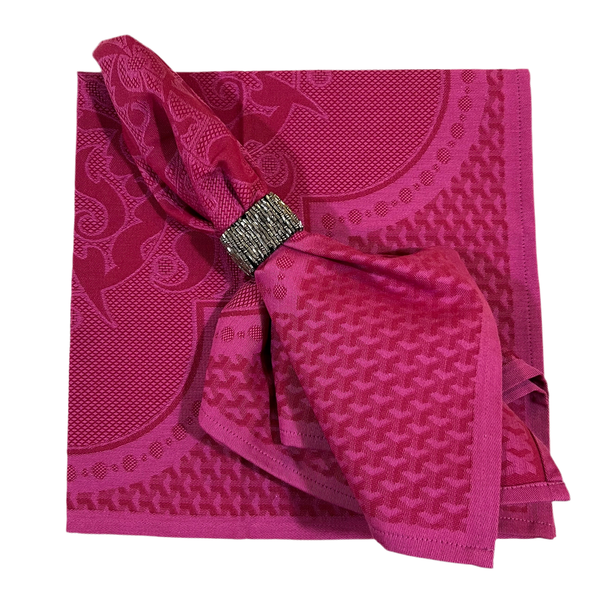 Le Jacquard Francais Napkin - Palais Venitien Pink