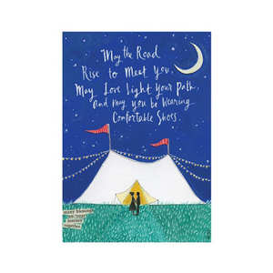 May The Road Rise To Meet You… Greeting Card