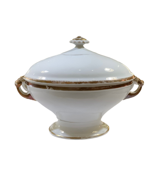 Vintage Pedestal Dish with Lid