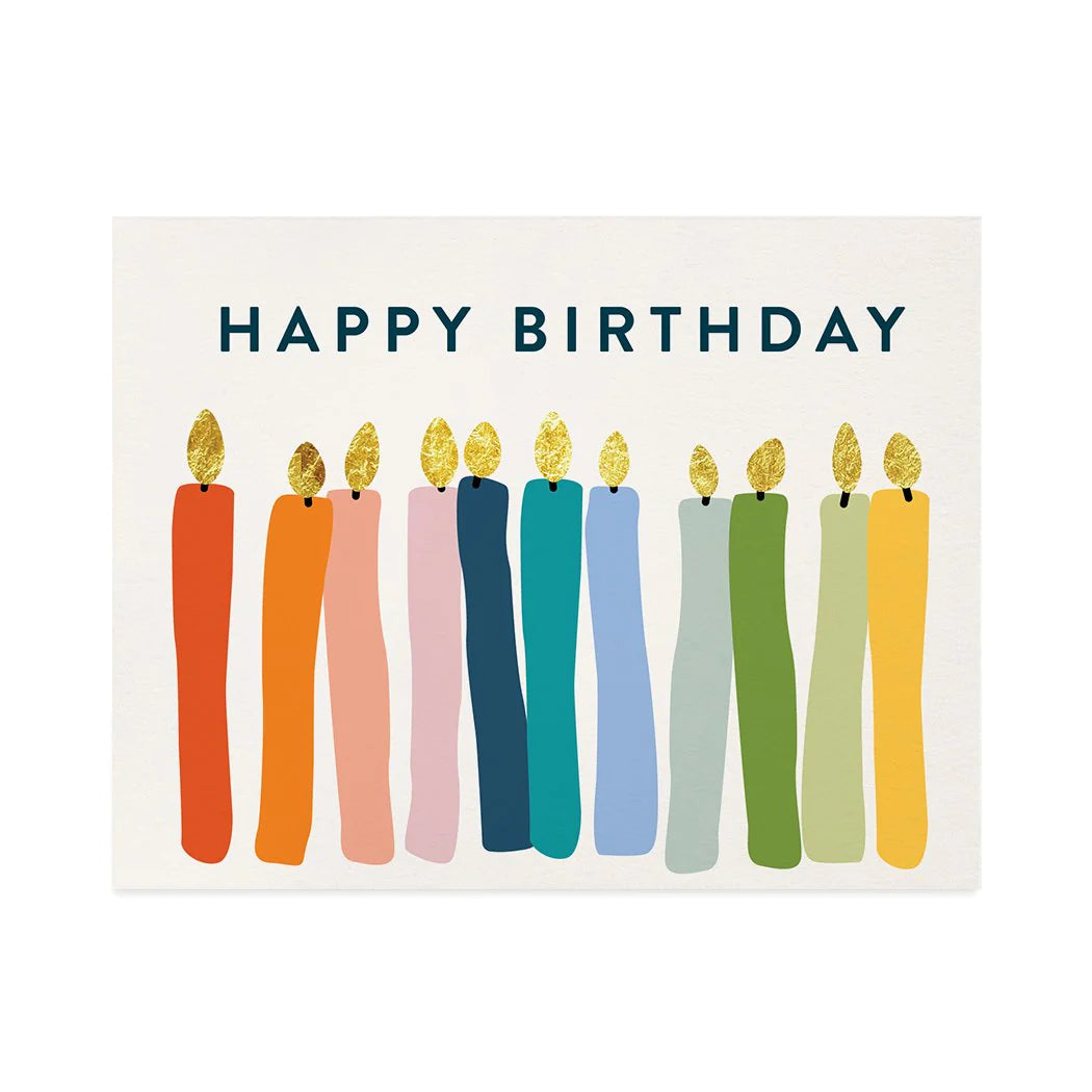 Happy Birthday Candles Card