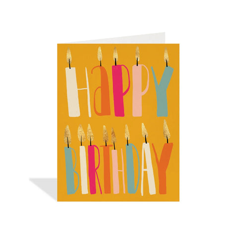 Happy Birthday Candles Card