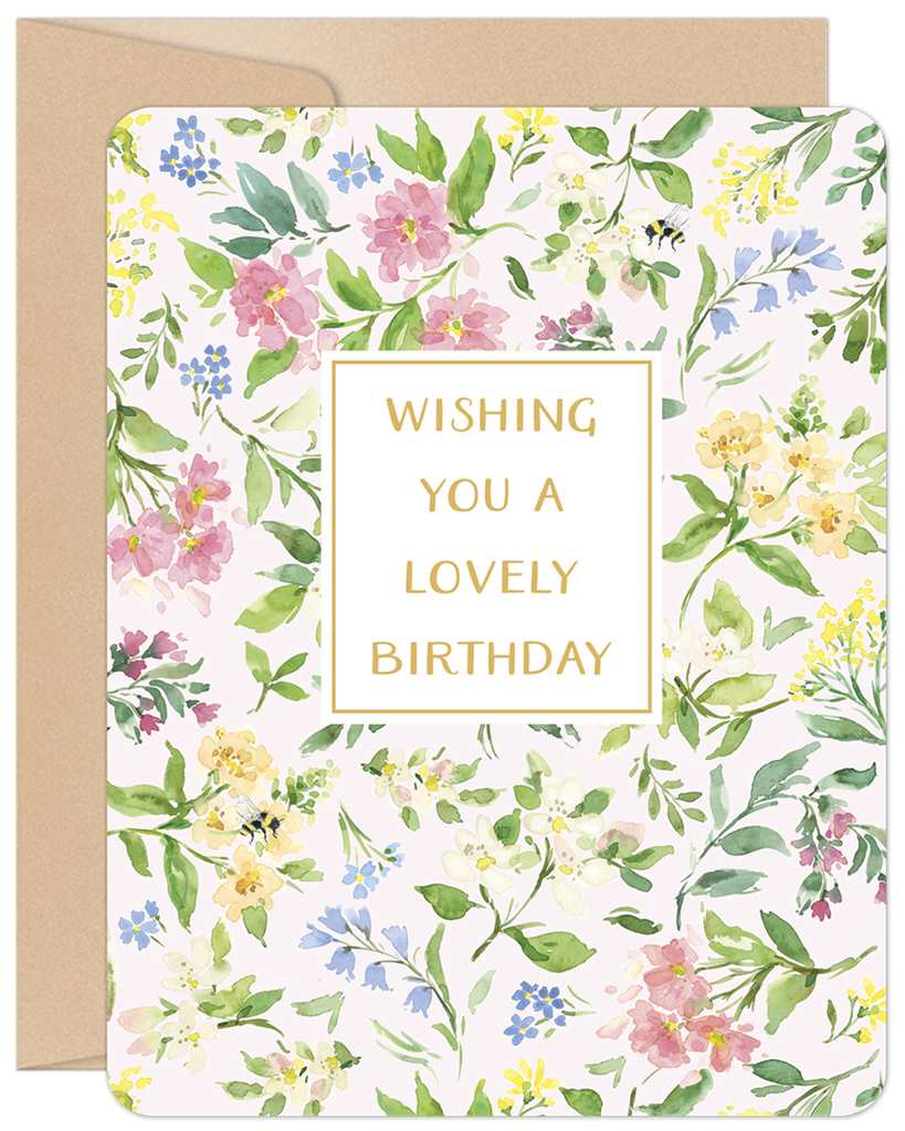 Wishing You A Lovely Birthday Card