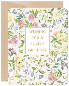 Wishing You A Lovely Birthday Card