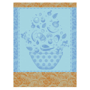 Le Jacquard Français Tea Towel - Salad D'Ete Bleuet Blue