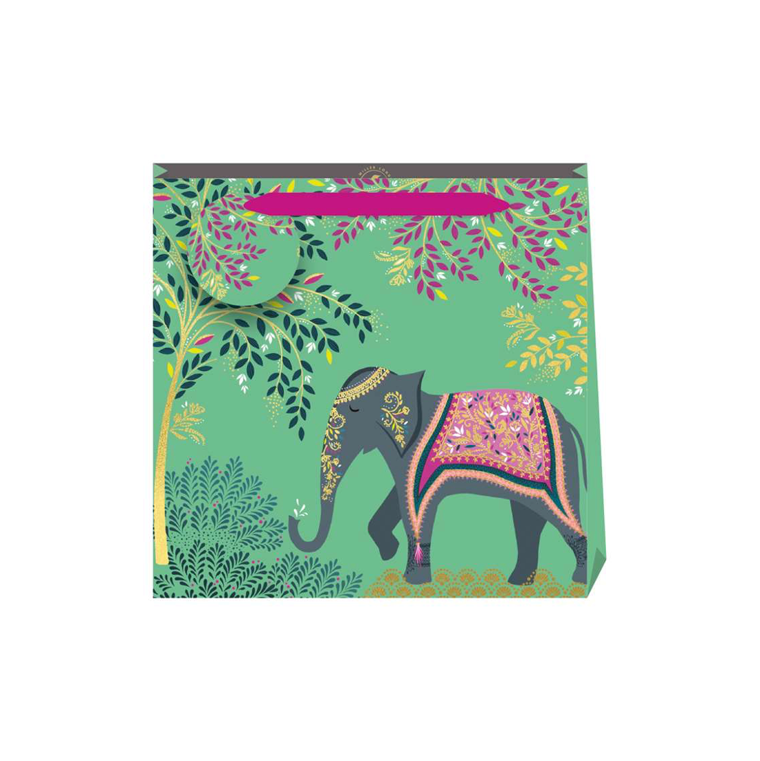 Medium Penny Kennedy Gift Bag - Elephant Oasis