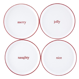 Appetizer Holiday Plates - Set of 4 – Jacaranda Tree & Co