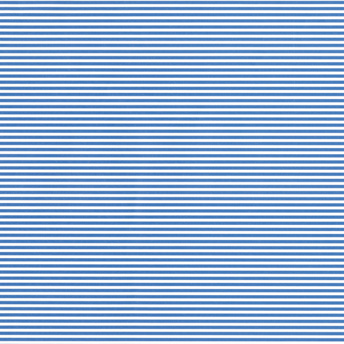 Oxford Stripe Blue & White Wrapping Paper