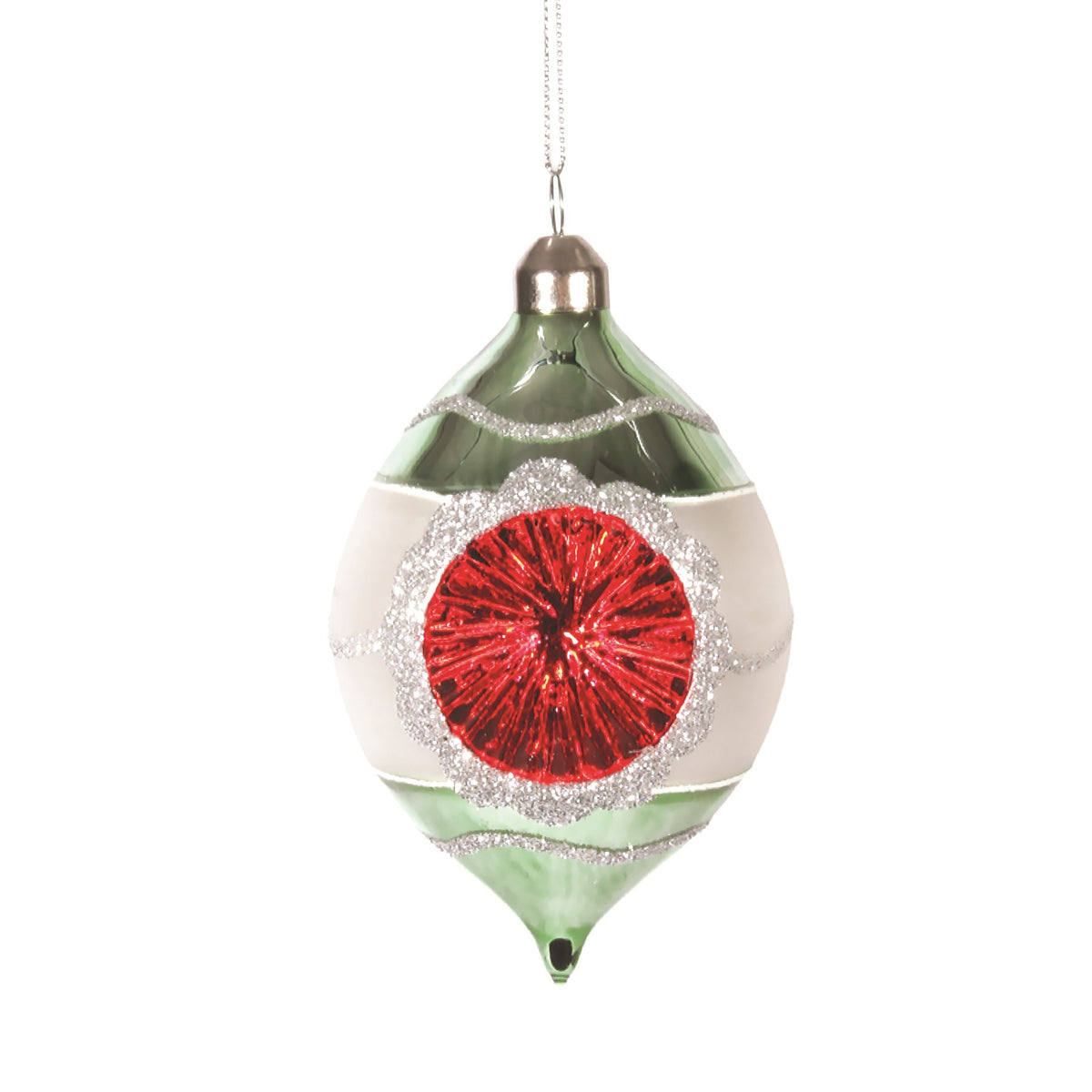 Green Drop Glass Ornament – Jacaranda Tree & Co