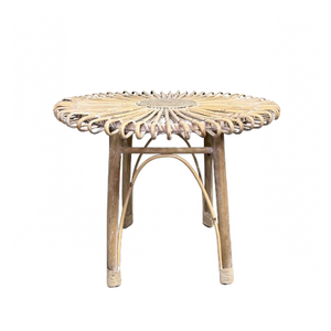 Round Wicker Table