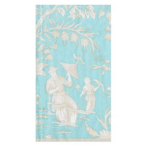 Dinner/Guest Napkins - Silk Road Toile Robin’s Egg