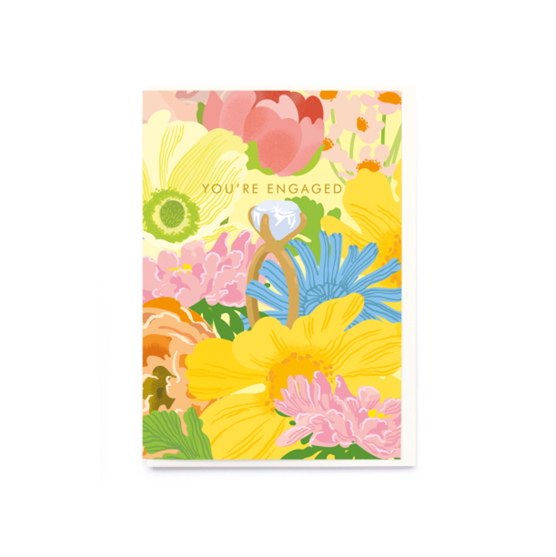 You're Engaged Floral Card