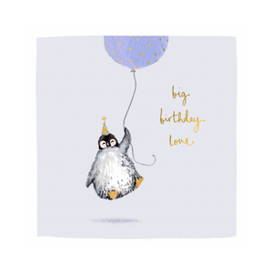 Penguin Big Birthday Love Card