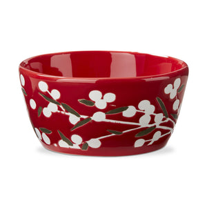 Sprig Snack Bowl - Red