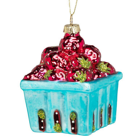 Strawberry Pint Ornament